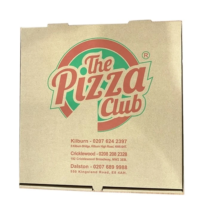 Kaxxa tal-Pizza Custom Materjal degradabbli