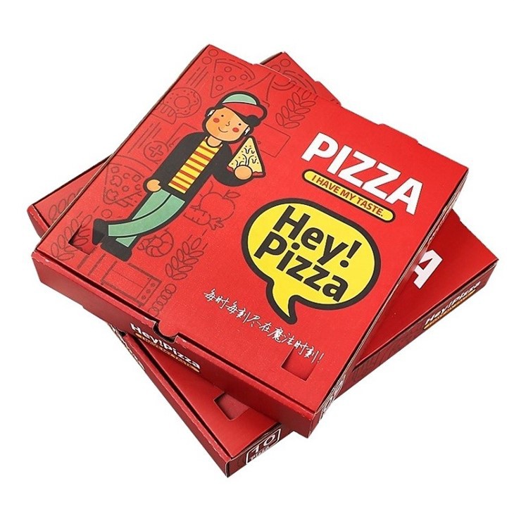 Customizable Recyclable Colorful Pizza Boxes