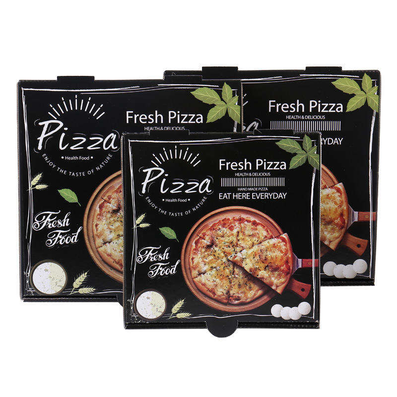 Kaxxa tal-Pizza Lussu Corrugated Logo tal-Grad tal-Ikel