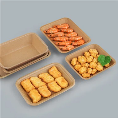 Trej tad-Dgħajsa tal-Karta għal Snack Disposable