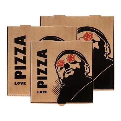 Logo personalizzat tal-Kaxxa tal-Ippakkjar tal-Pizza tal-Grad tal-Ikel korrugat